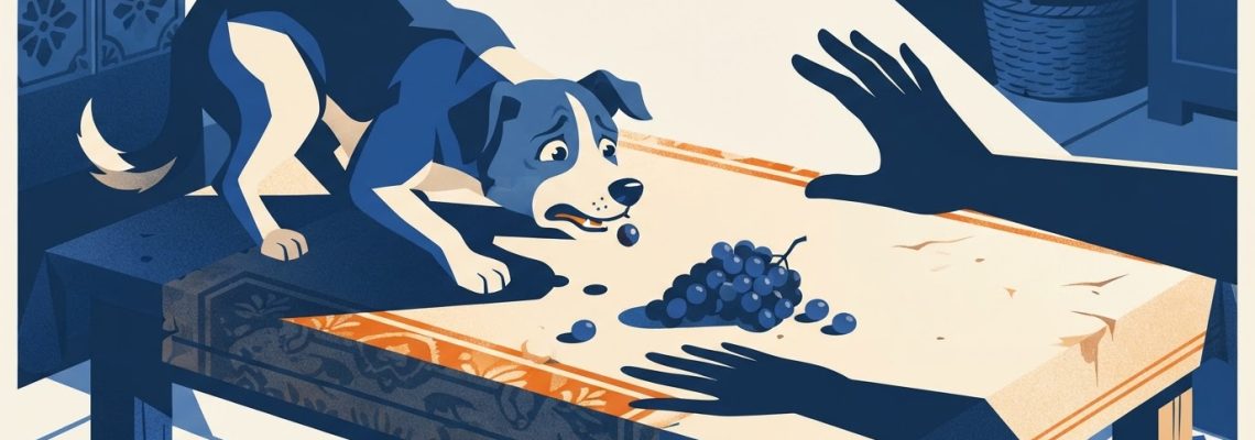 Mi perro comió uvas: es urgencia y qué debes hacer